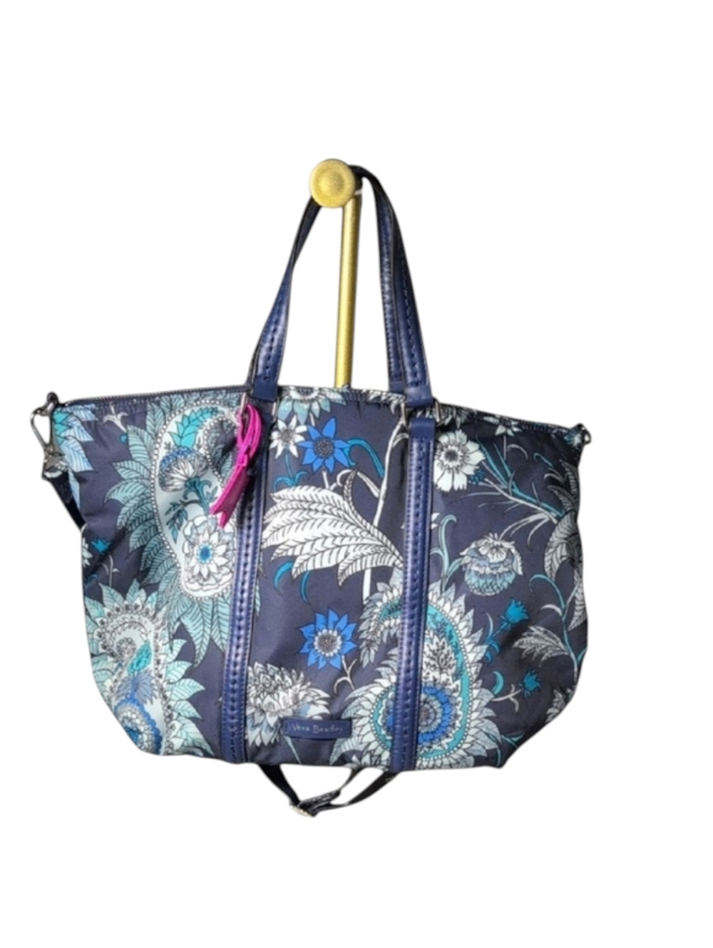 Vera Bradley Midtown Small Tote in Cornflower Blossoms